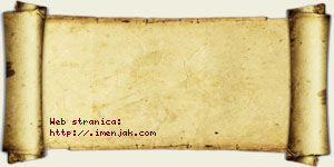 Ksenija Aksentijević vizit kartica